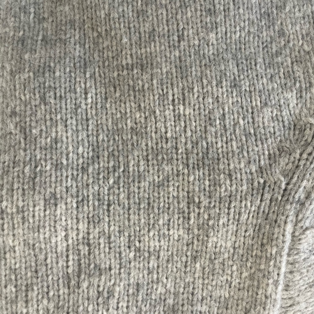 Tibi RARE Alpaca Wool Gray Hooded Women's Sweater - Picture 4 of 5